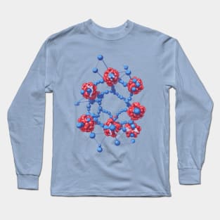 subject chemistry molecular structure Long Sleeve T-Shirt